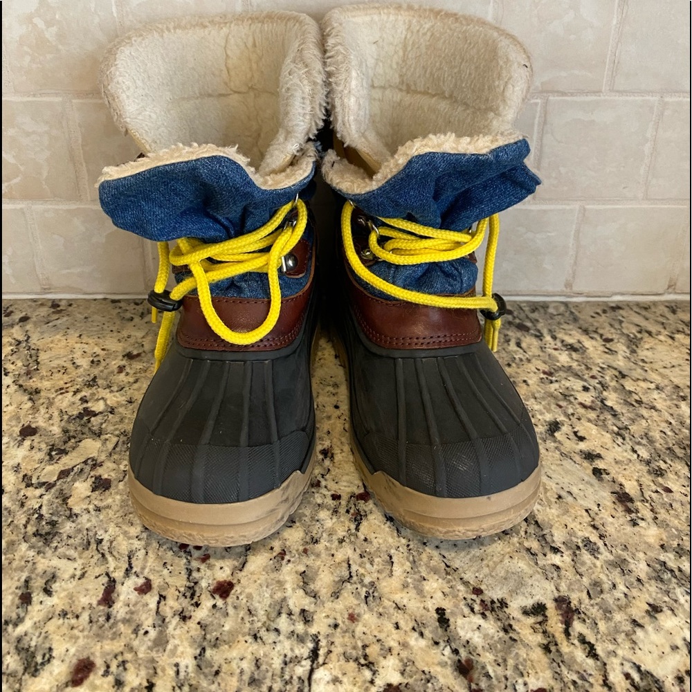 Dsquared2 Nylon&Rubber&Leather Snow Boots Authentic